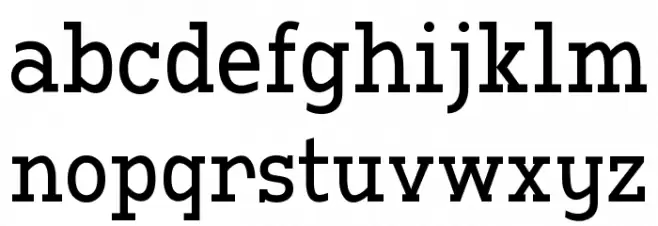 Manti Slab Demo फ़ॉन्ट लोअरकेस