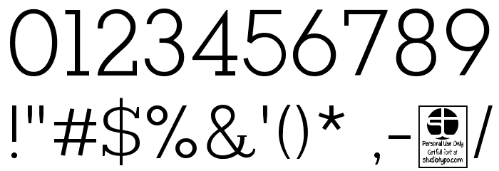 Manti Slab Light Demo Font OTHER CHARS