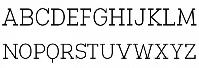 Manti Slab Light Demo Schriftart Groß