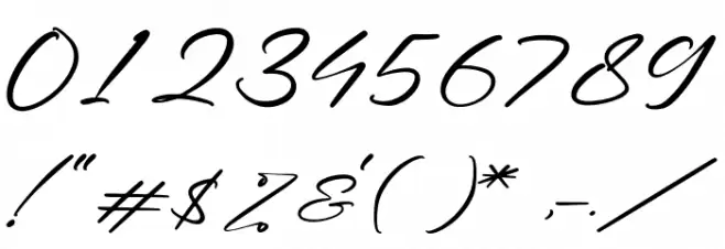 Mantilda & Briant Font OTHER CHARS