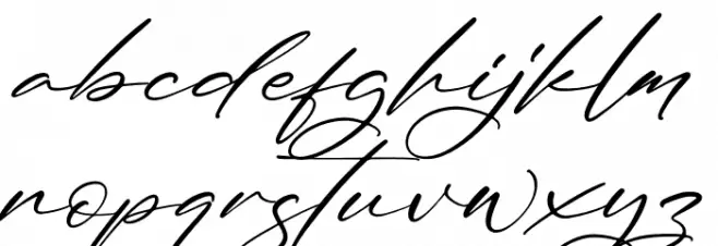 Mantilda & Briant Font LOWERCASE