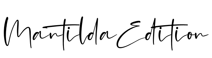 Mantilda Edition  免费字体下载