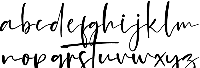 Mantilda Edition Font LOWERCASE