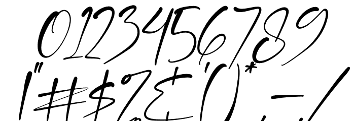 Mantilda Kristine Italic Font OTHER CHARS