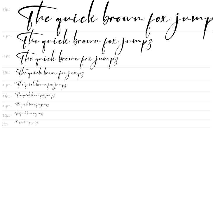 Mantilda Kristine Italic Waterfall