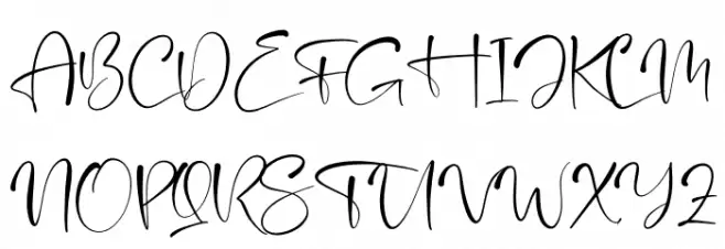 Mantilda Kristine Schriftart Groß