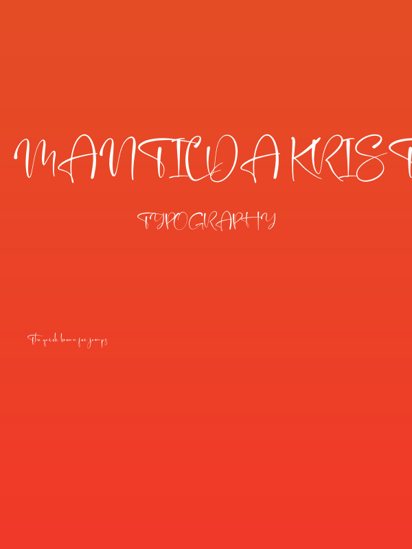 Mantilda Kristine Poster