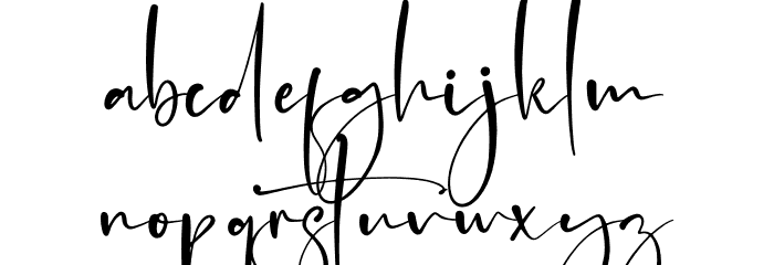 Mantilda Kristine Font LOWERCASE
