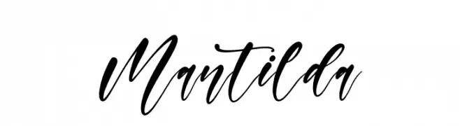 Mantilda  font caratteri gratis