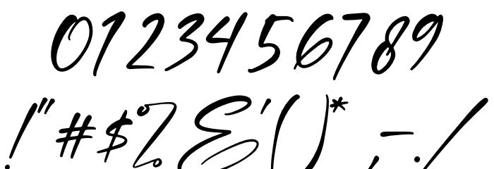 Mantilda Font OTHER CHARS