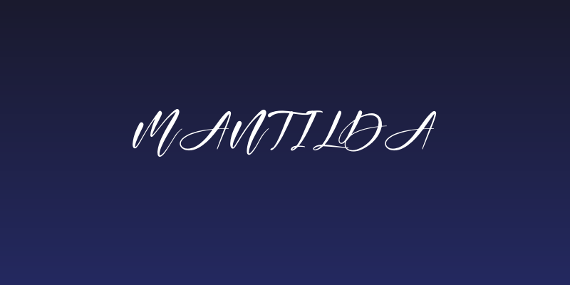 Mantilda Social Header
