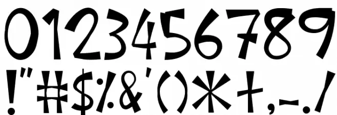 Mantop Font OTHER CHARS