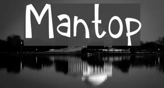 Mantop Font examples