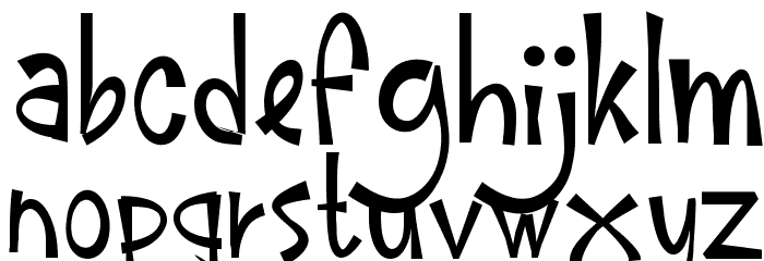 Mantop Font LOWERCASE