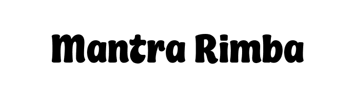 Mantra Rimba  Frei Schriftart Herunterladen