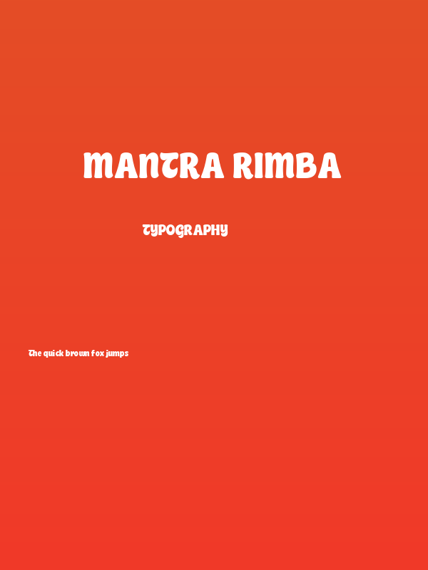 Mantra Rimba Poster