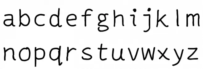Mantrakshar Accents Fuentes MINÚSCULAS