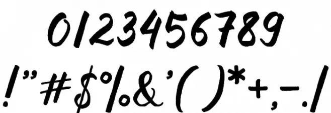 Manttes Font OTHER CHARS