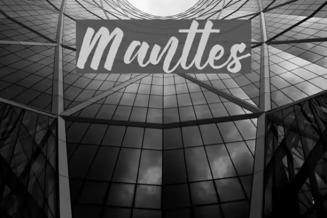 Manttes Font examples