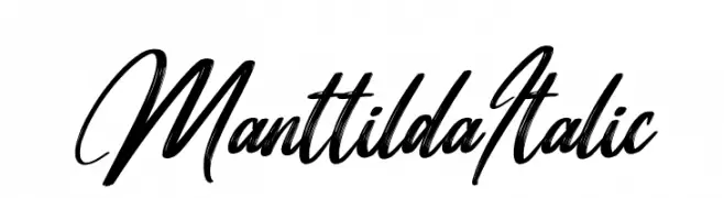 Manttilda Italic  Free Fonts Download
