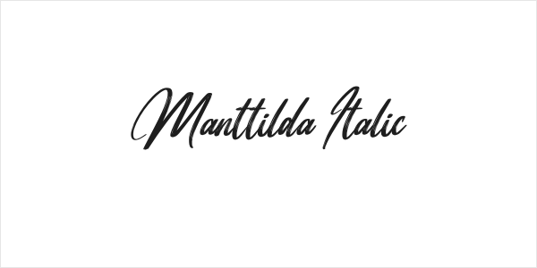 Manttilda Italic Logo