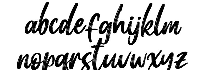Manttilda Font LOWERCASE