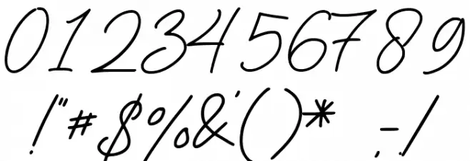 Manttulcuy Font OTHER CHARS