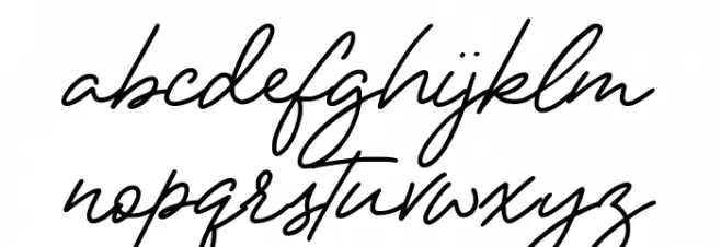 Manttulcuy Font LOWERCASE
