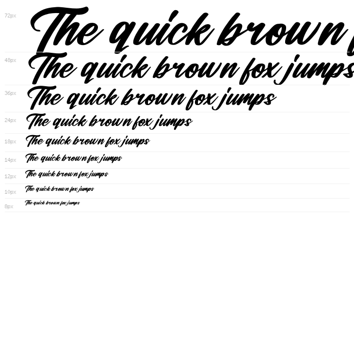 Manttulda Philliph Italic Waterfall