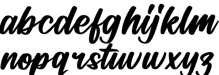 Manttulda Philliph Font LOWERCASE