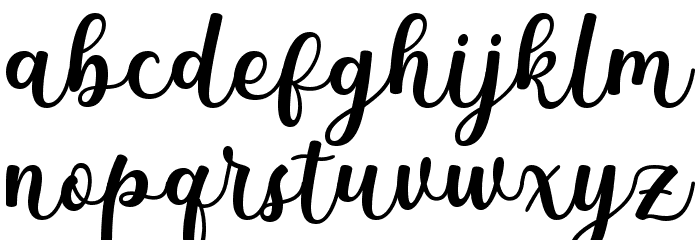 Mantul Font LOWERCASE