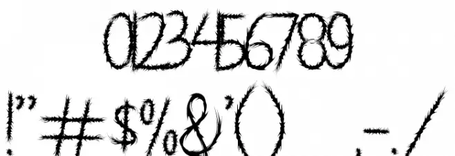 Mantune Font OTHER CHARS