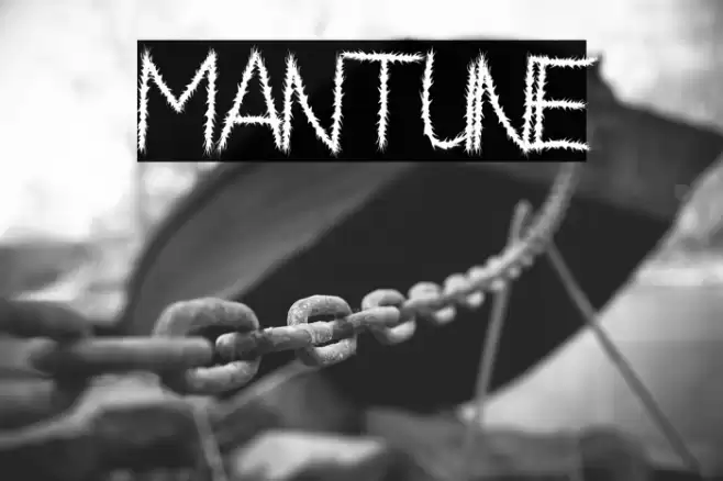 Mantune Font examples