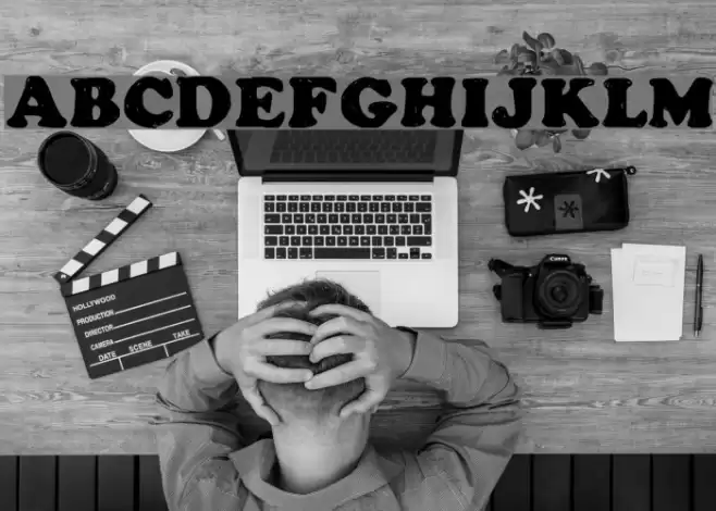 Manual Cookie Bucket Schriftart examples