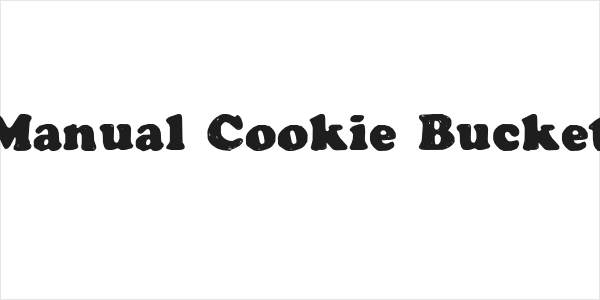 Manual Cookie Bucket Logo
