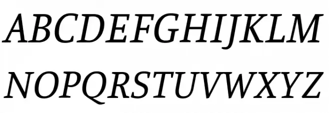 Manuale Italic Fonte MAIÚSCULAS