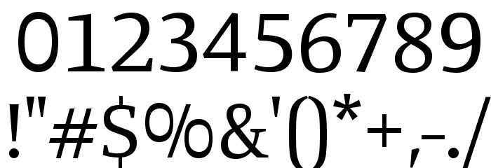 Manuale Regular Font OTHER CHARS