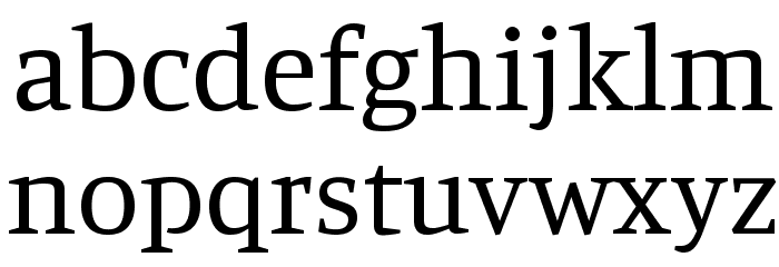 Manuale Regular Font LOWERCASE