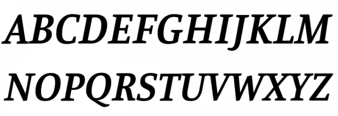 Manuale SemiBold Italic Fonte MAIÚSCULAS