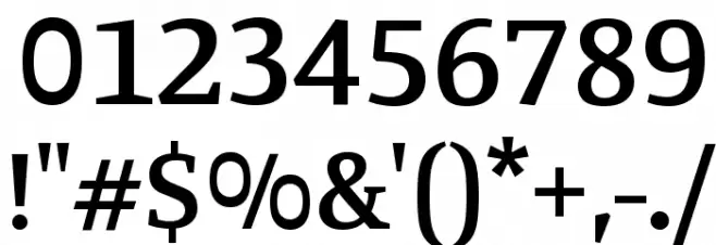 Manuale SemiBold Font OTHER CHARS