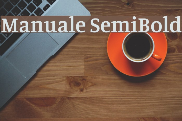 Manuale SemiBold Font examples