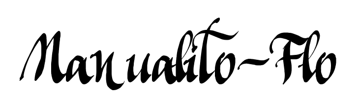 Manualito-Flo Font