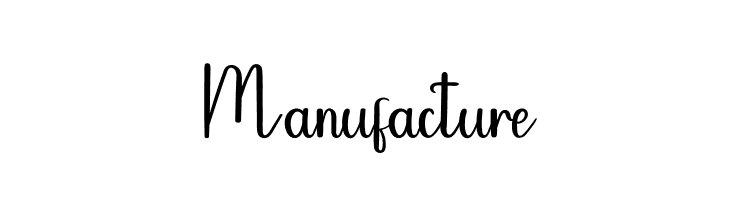 Manufacture  フリーフォントのダウンロード