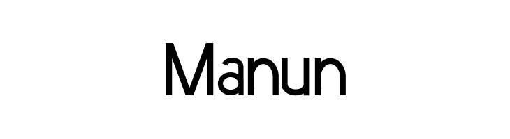 Manun  Descarca Fonturi Gratis