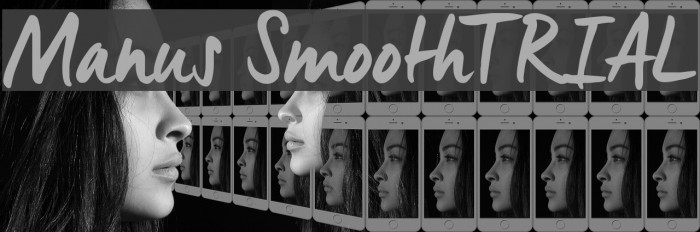 Manus Smooth_TRIAL Font examples