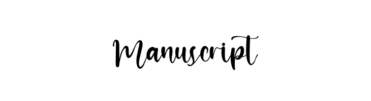 Manuscript  Frei Schriftart Herunterladen