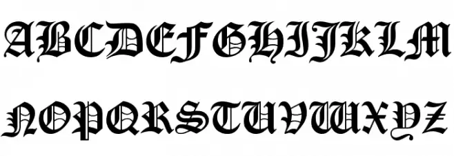 Manuscript Fonte MAIÚSCULAS