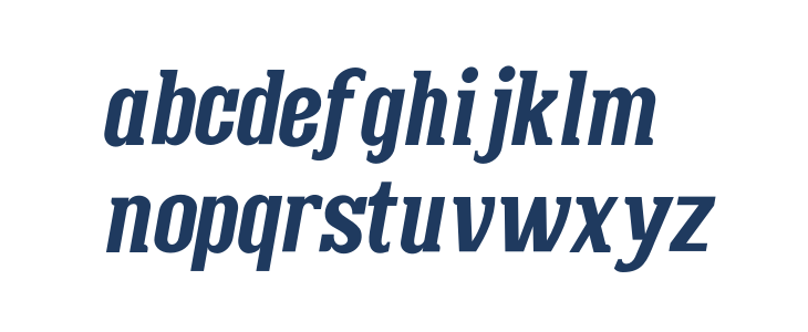 ManuscriptItalic Lowercase
