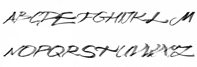 Manuscripta 字体 大写