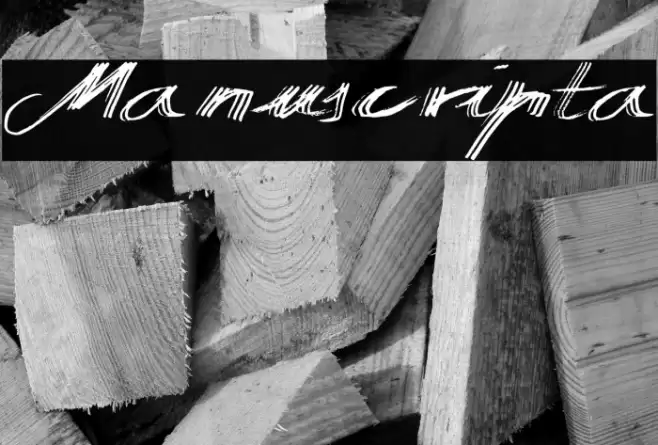 Manuscripta Font examples